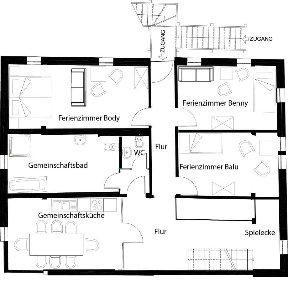 Pferdehof Am Burgsberg, Ferienzimmer, Monteurzimmer Seifhennersdorf Luaran gambar
